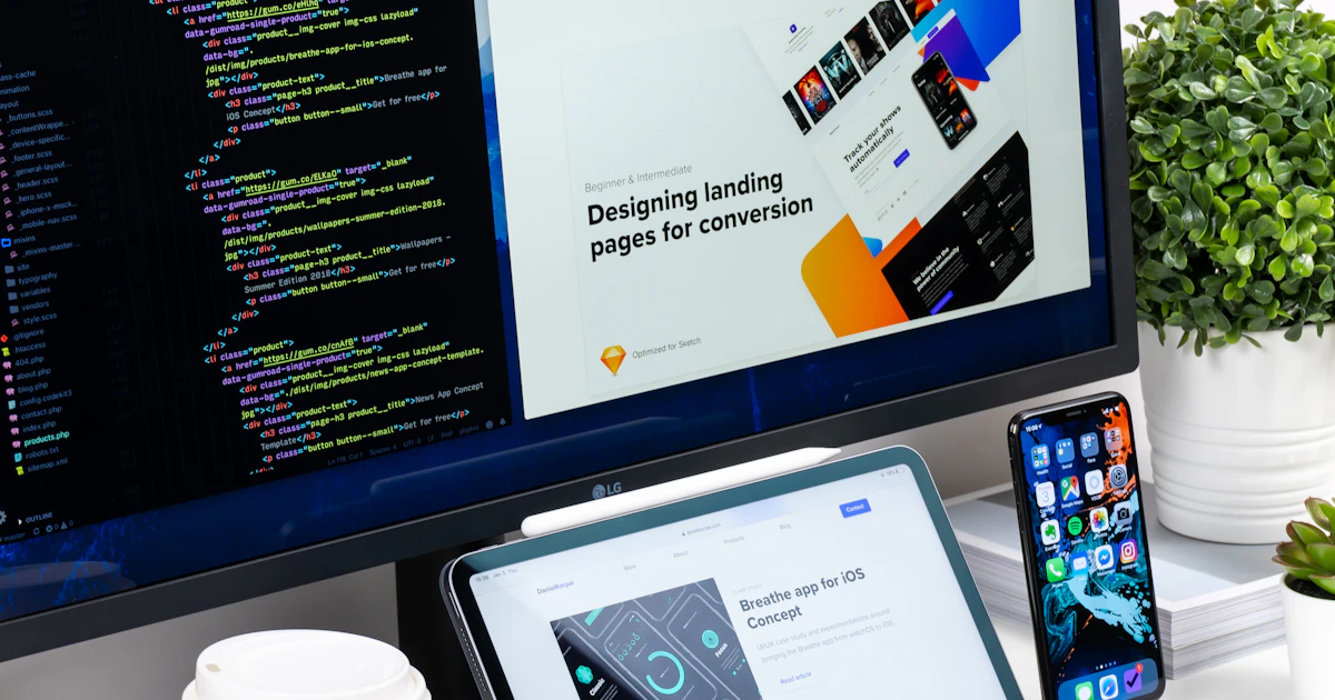 UX designer reviewing website navigation structure on a whiteboard